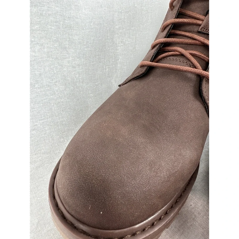 Goodfellow & Co Maynard Men Brown Lace Up Memory Foam Ankle Boots 10.5 098004293